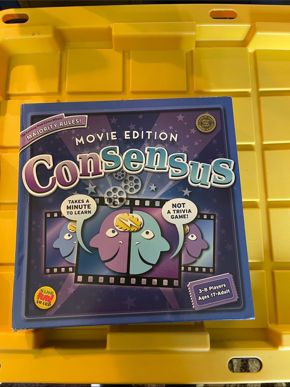 Consensus Movie Edition Party Game - Purple
